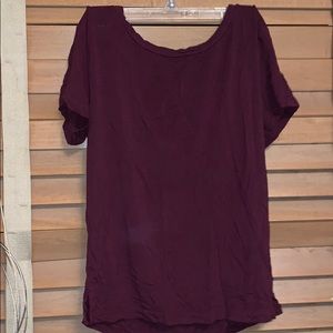 American eagle maroon t shirt!